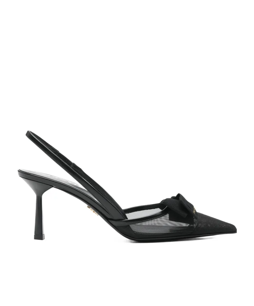 Bow Pointed-Toe Pumps