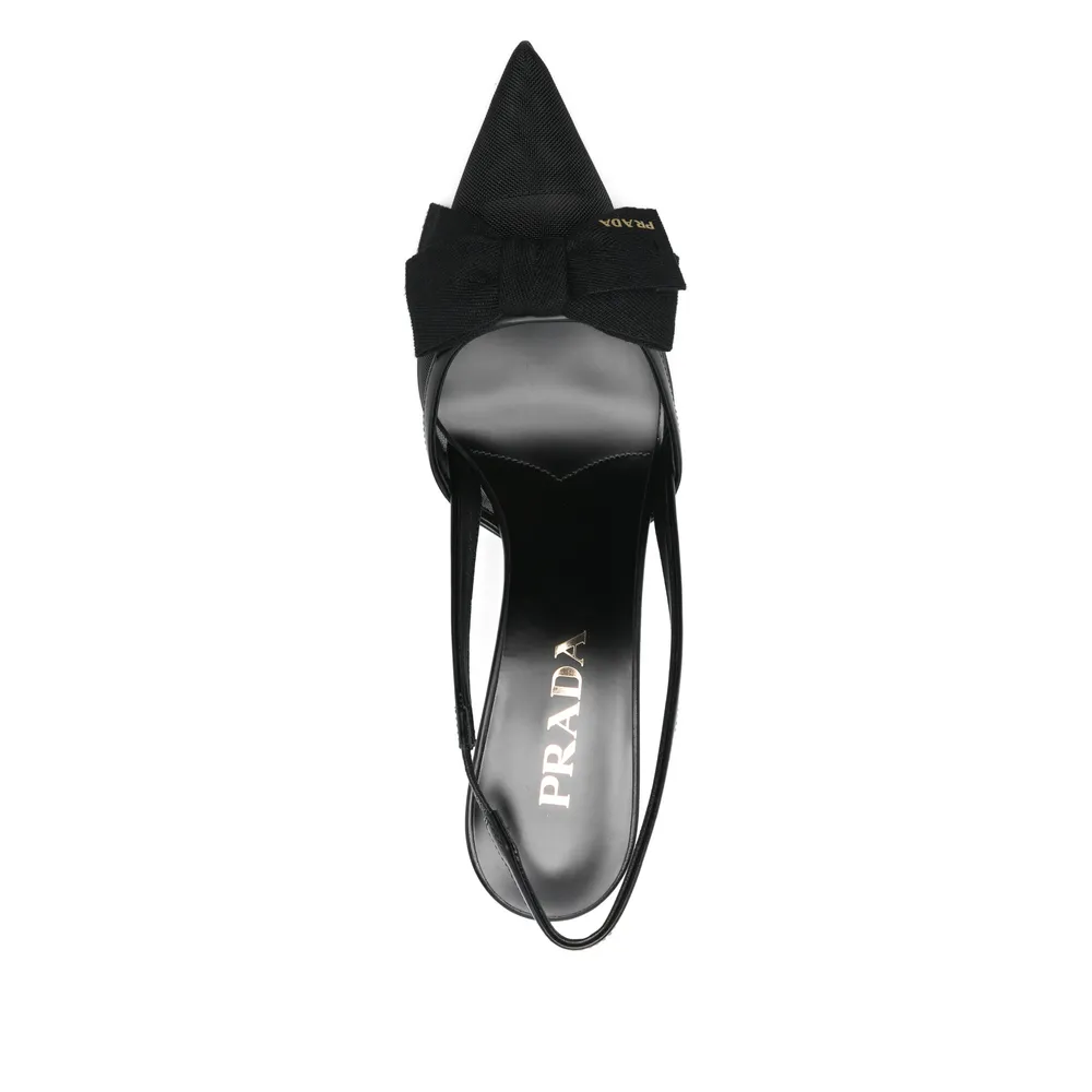 Bow Pointed-Toe Pumps