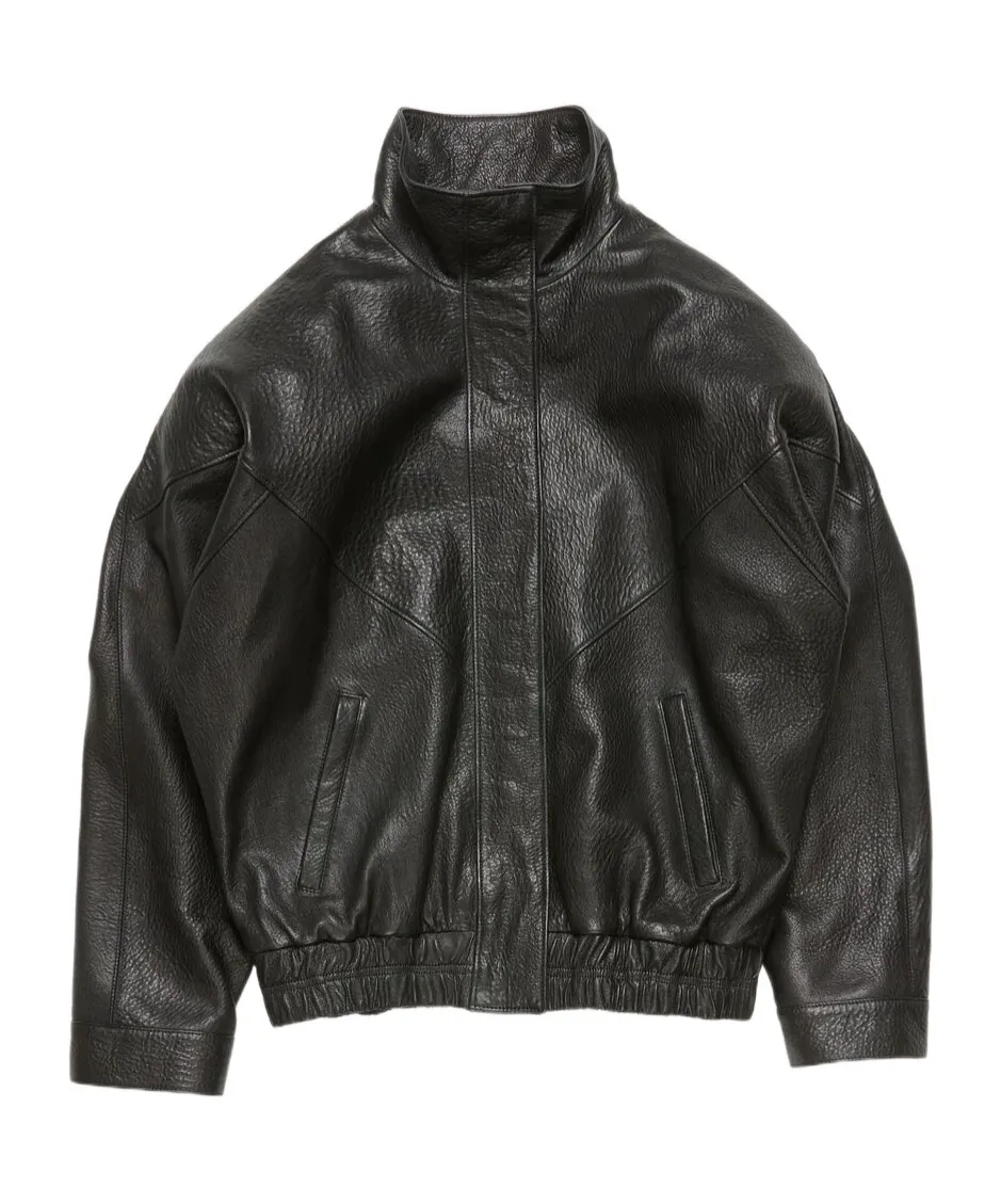 Acne Studios Leather Logo Jacket