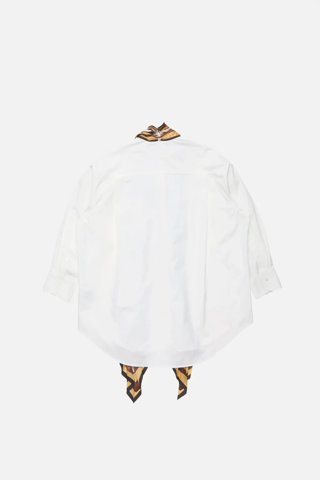 Faux Two-Piece Shirt Dress