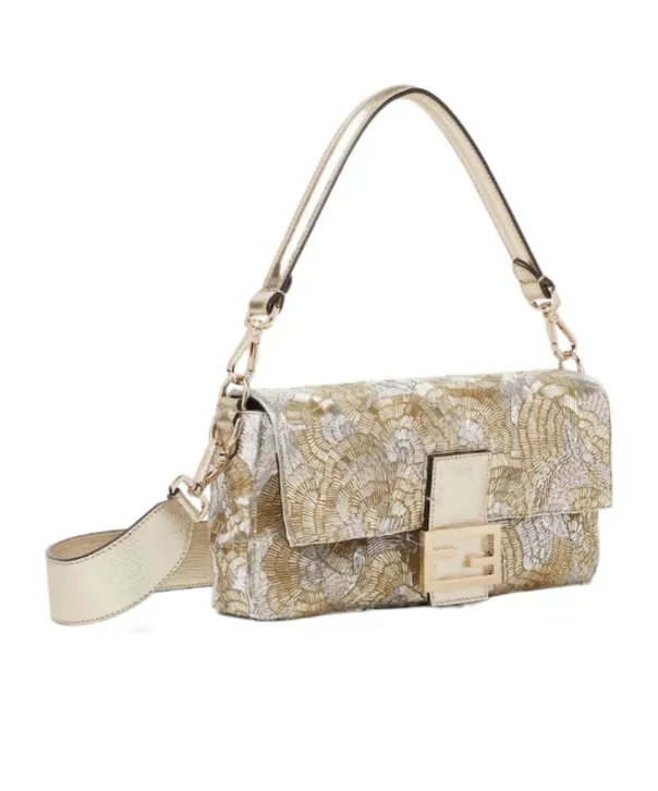 Baguette® Silver And Gold Embroidered Bag