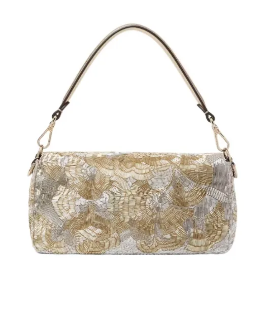 Baguette® Silver And Gold Embroidered Bag