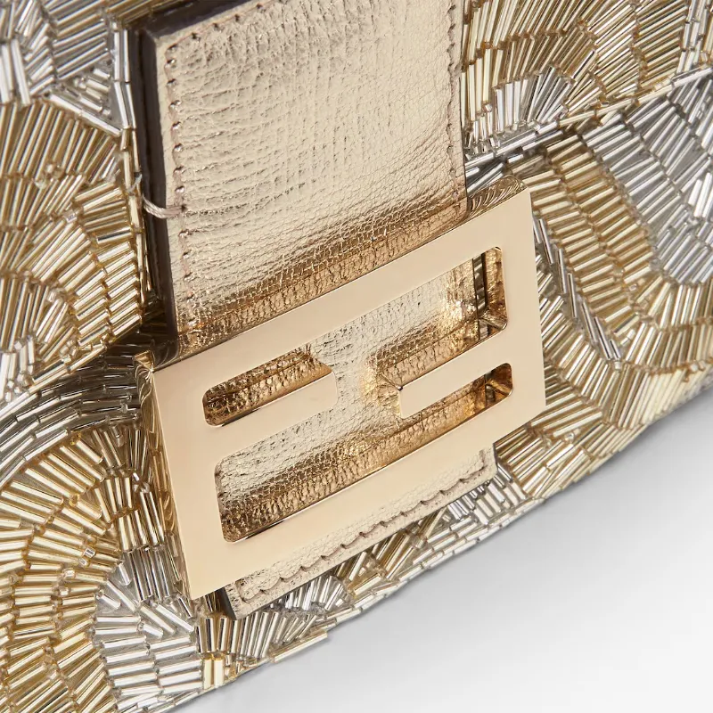 Baguette® Silver And Gold Embroidered Bag