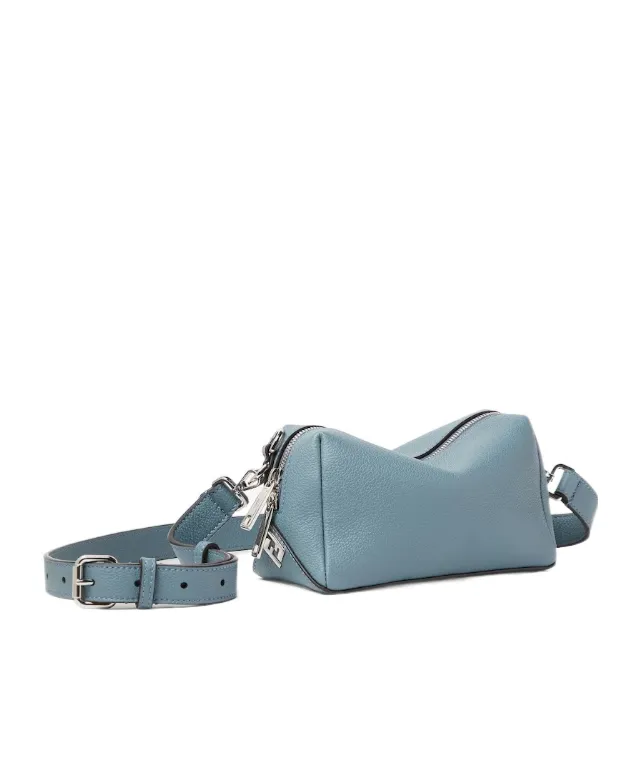 Fendi Lui Small Mercury Blue Leather Bag