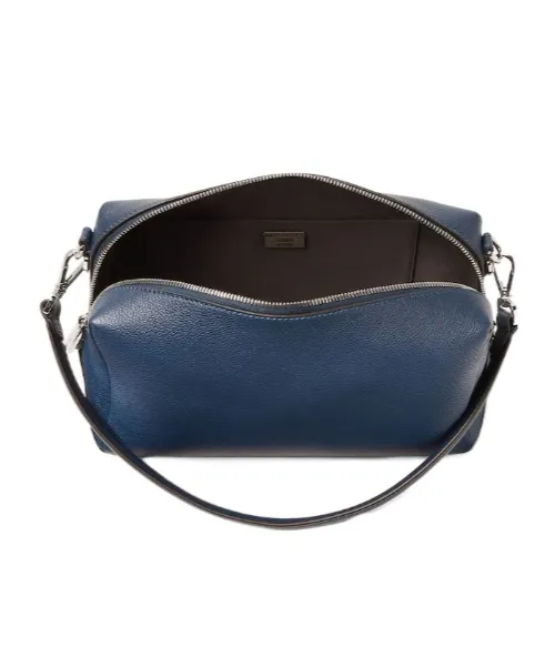 Fendi Lui Medium Dark Blue Leather Bag