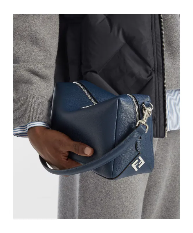 Fendi Lui Medium Dark Blue Leather Bag