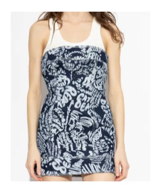 Dsquared2 Denim Off-Shoulder Dress
