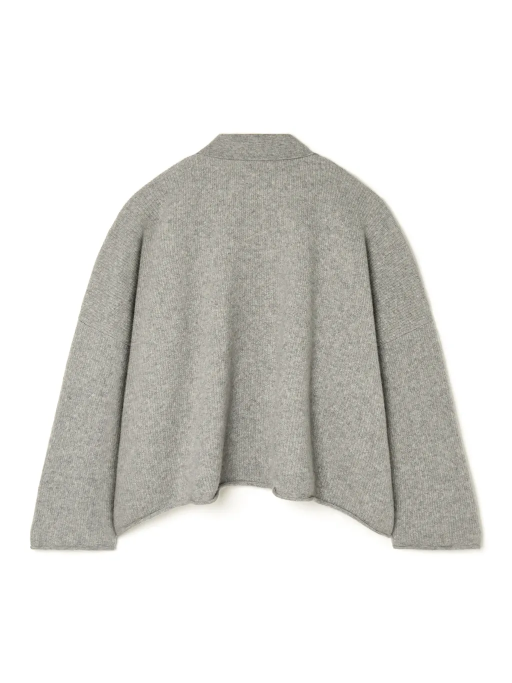 Ribbed Polo Neck Top
