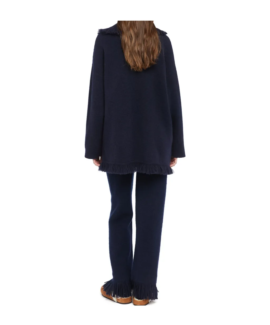 Fringed Cardigan