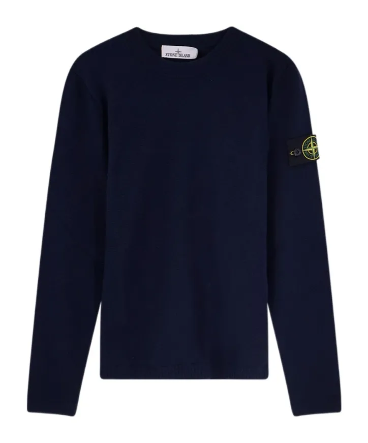 Stone Island Logo Patch Crewneck Sweatshirt