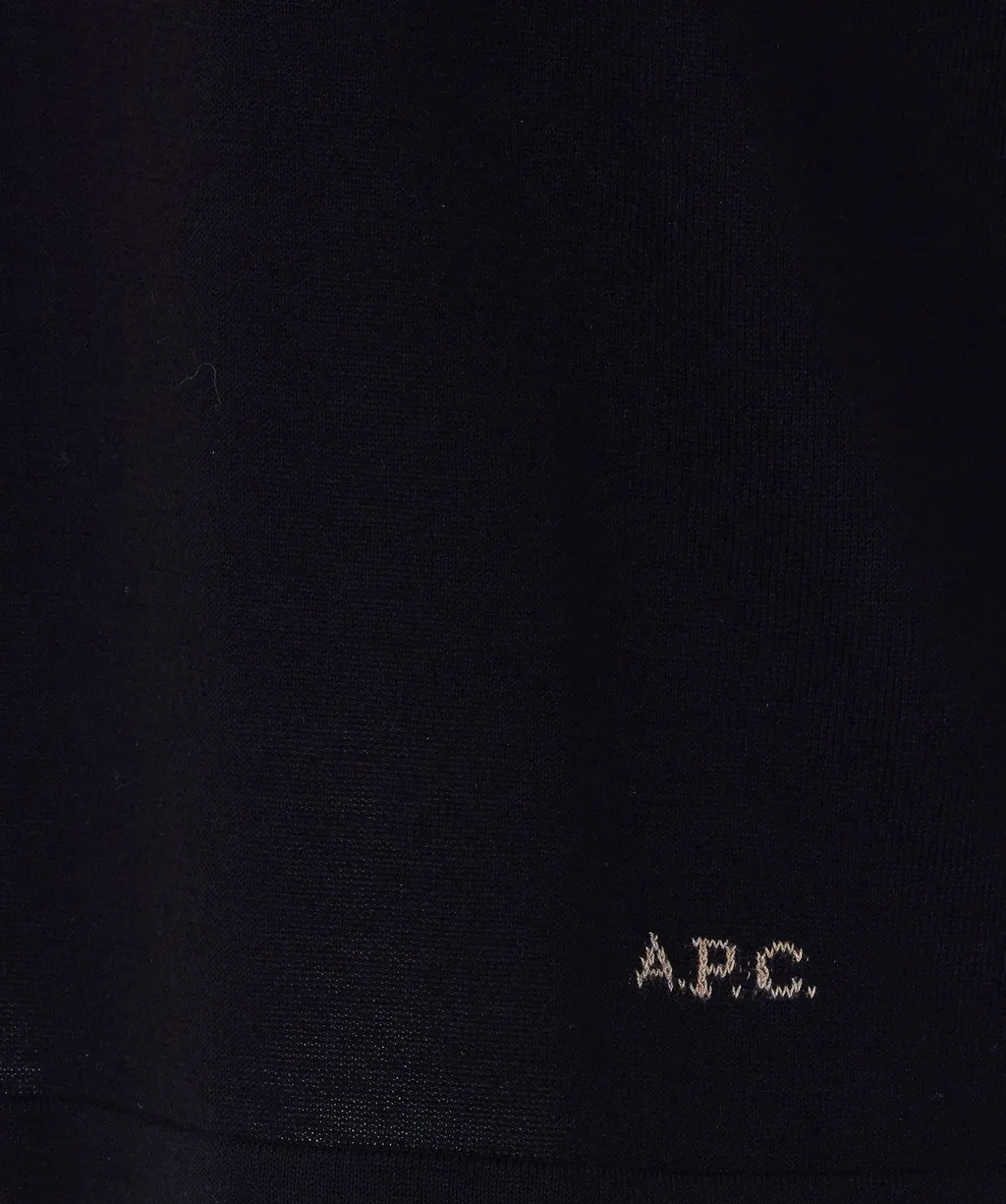 A.P.C. Logo Intarsia Polo Shirt