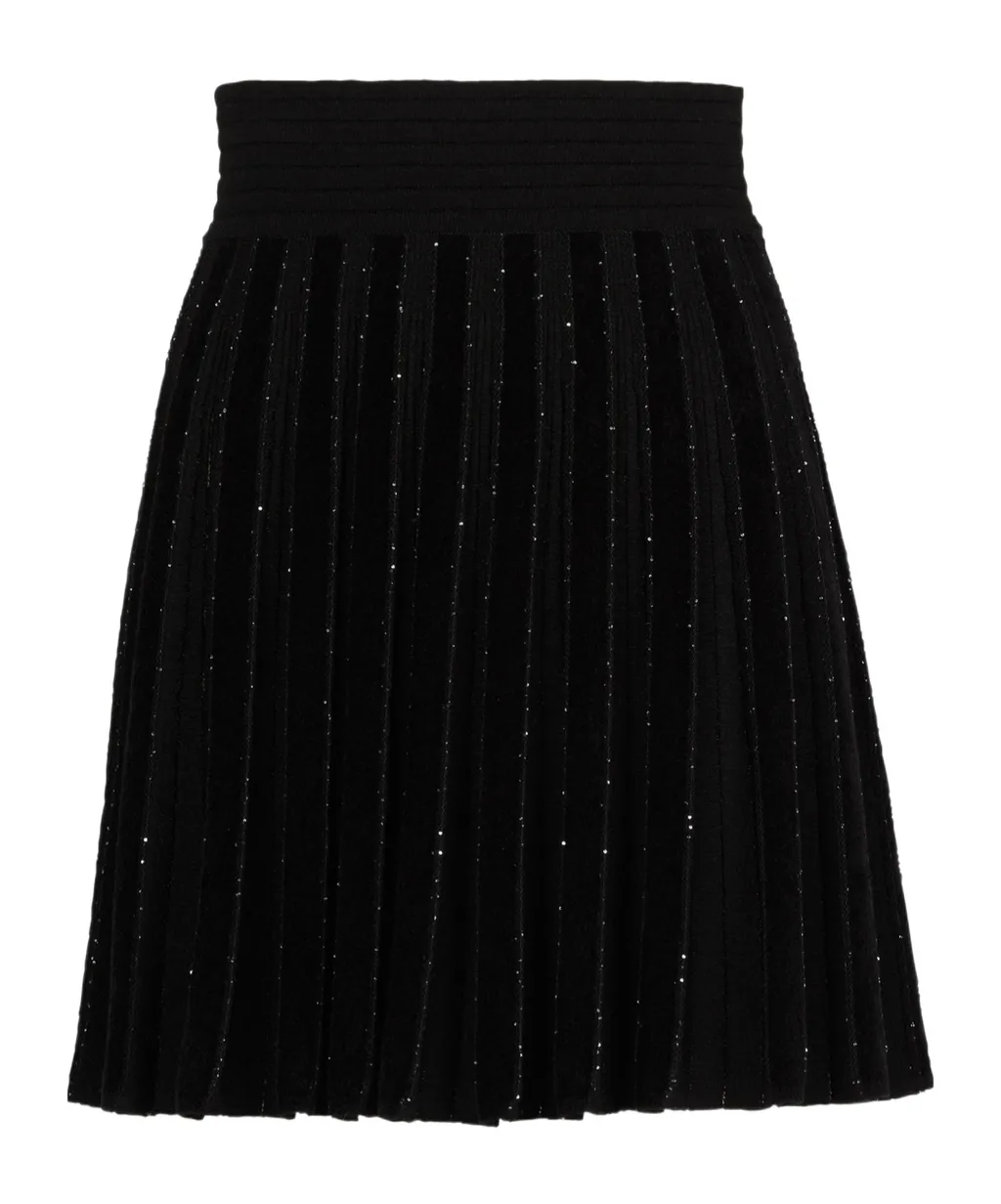 Balmain Shimmering Sequined Skirt