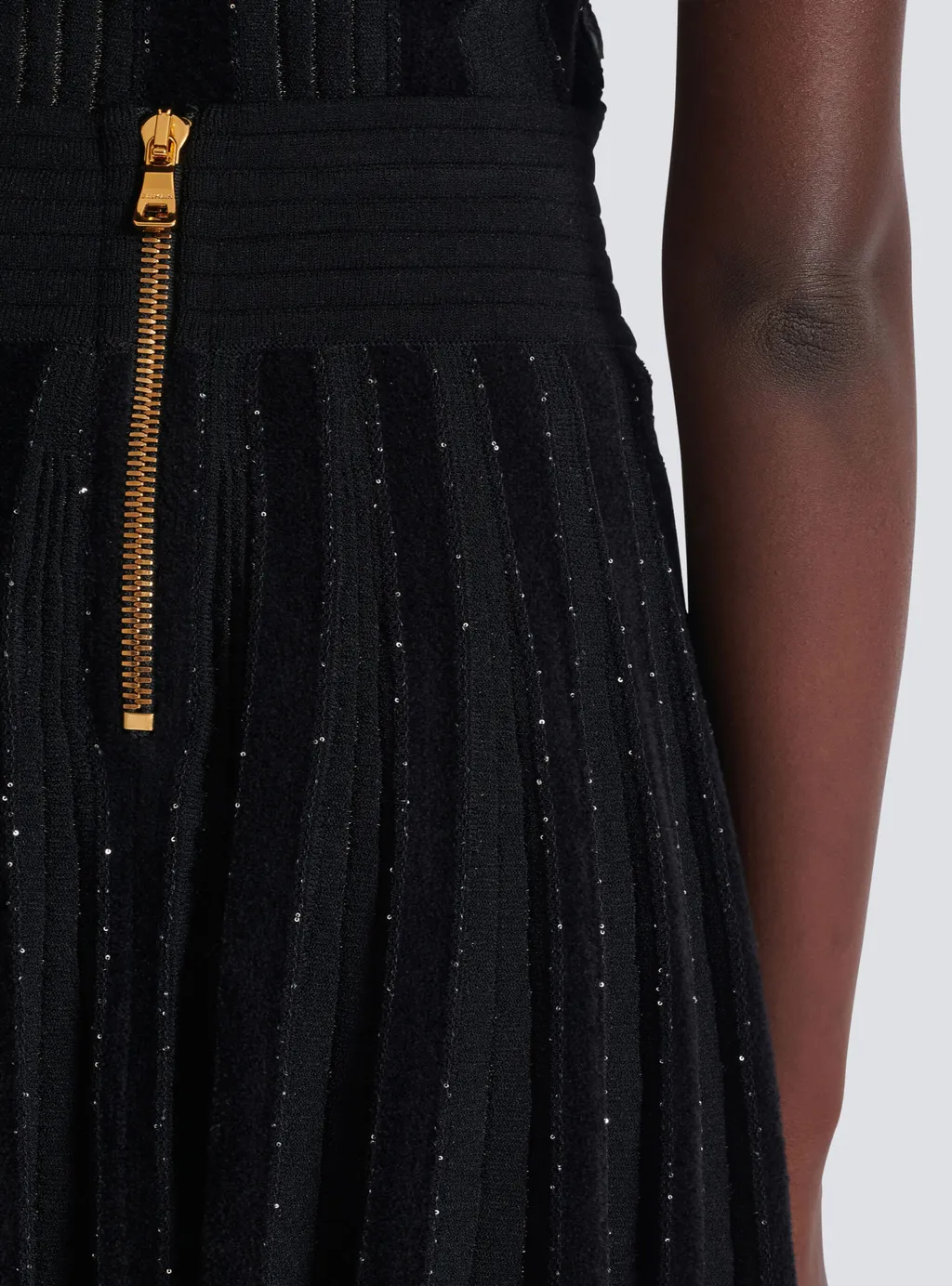 Balmain Shimmering Sequined Skirt
