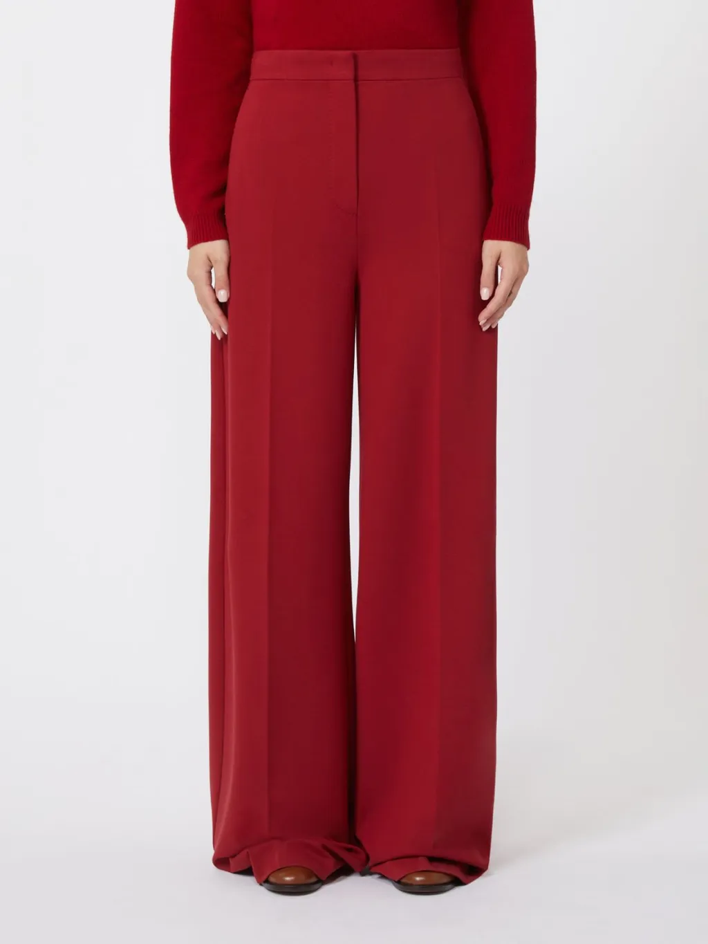 High-Waisted Casual Pants