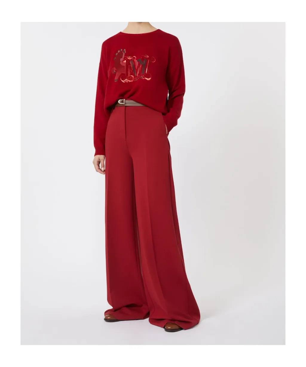 High-Waisted Casual Pants