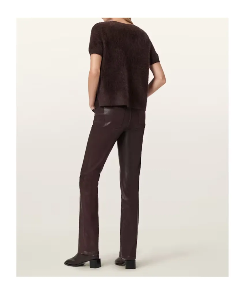 Haldan Coated Bootcut Jeans