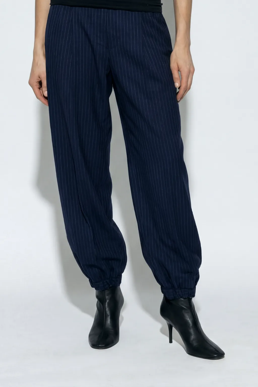 Moschino Striped Pattern Wide-Leg Trousers