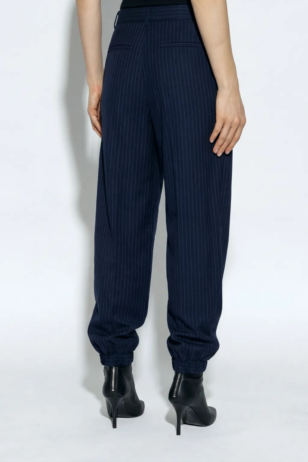 Moschino Striped Pattern Wide-Leg Trousers