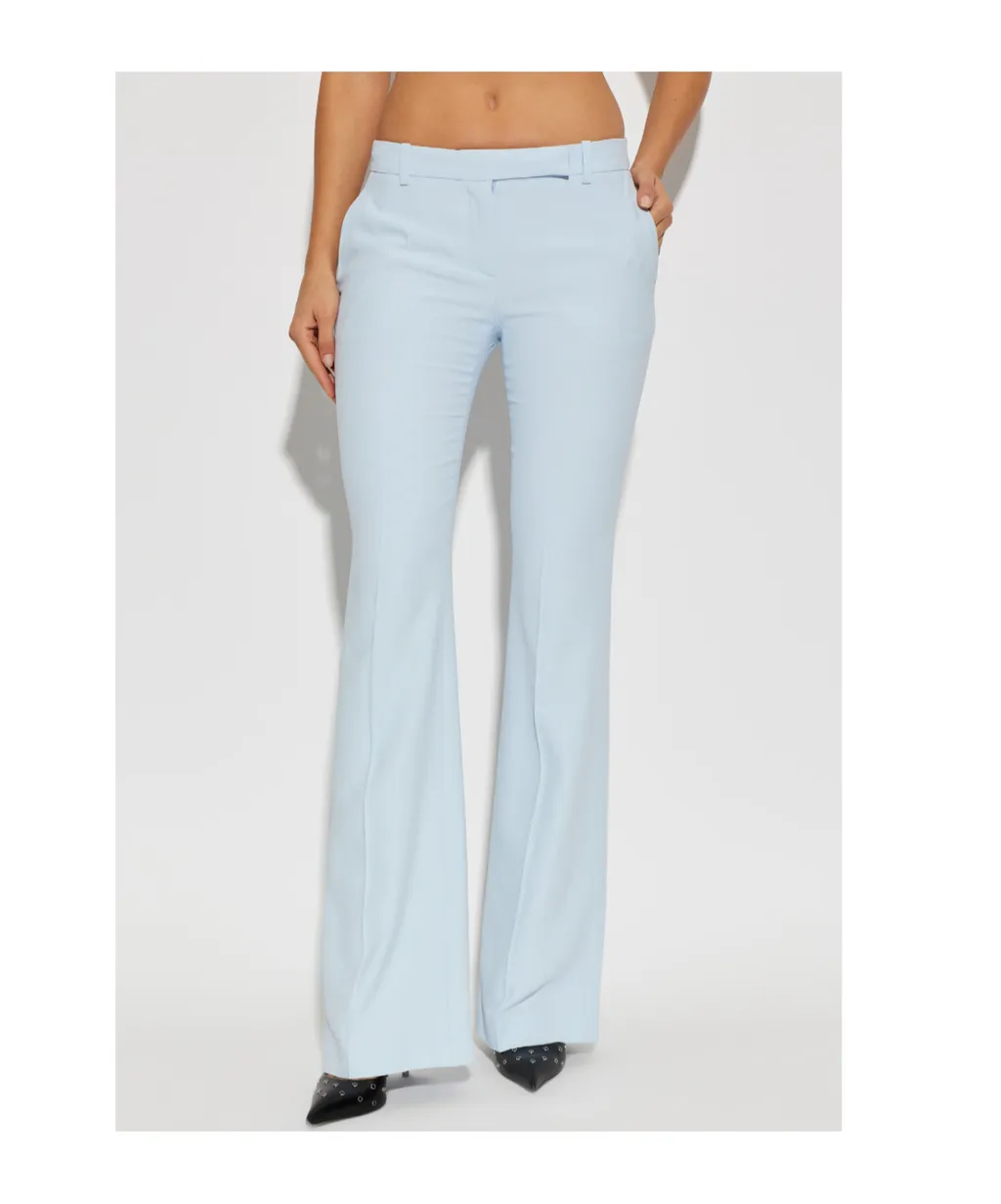 Alexander Mcqueen Creased Detailed Trousers