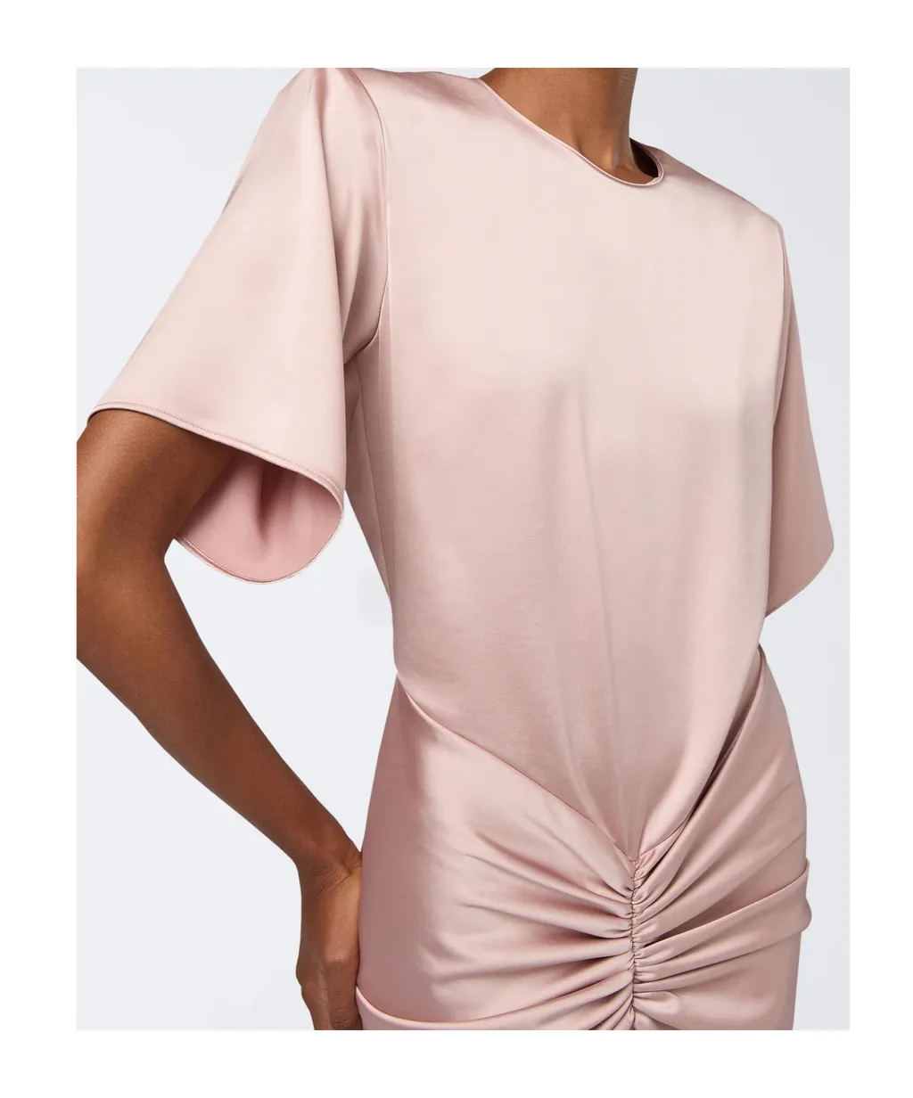 The Andamane Iris Draped Long Dress