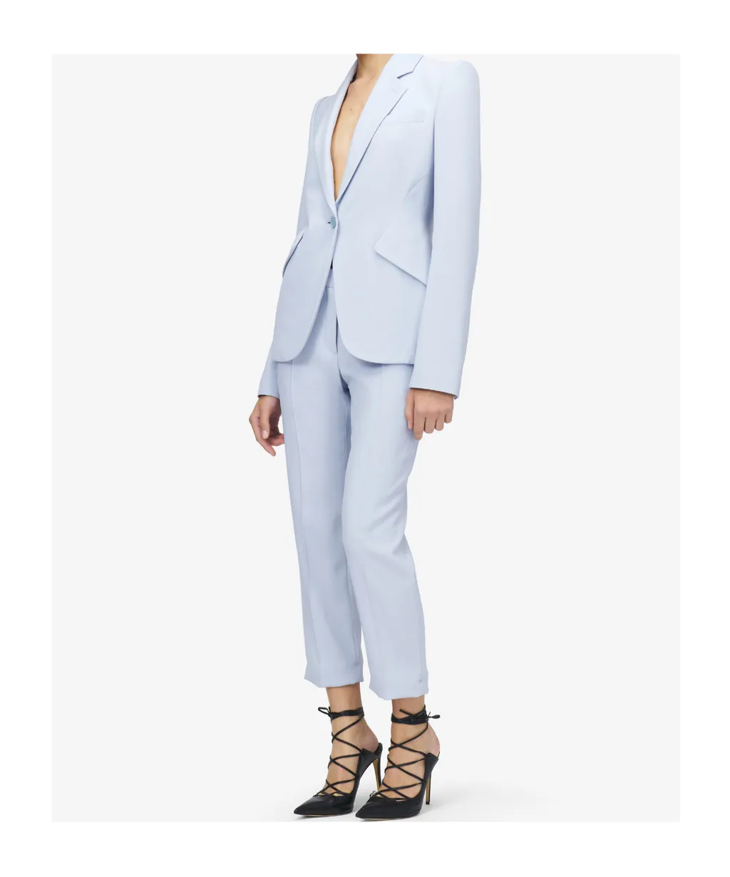 Alexander Mcqueen Shoulder Pads Buttoned Blazer