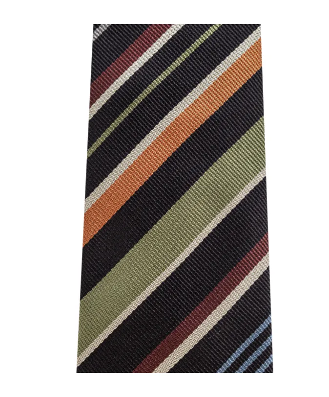 Paul Smith Striped Pointed-Tip Tie