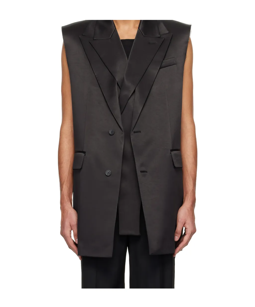 Jean Paul Gaultier Double Layer Sleeveless Jacket