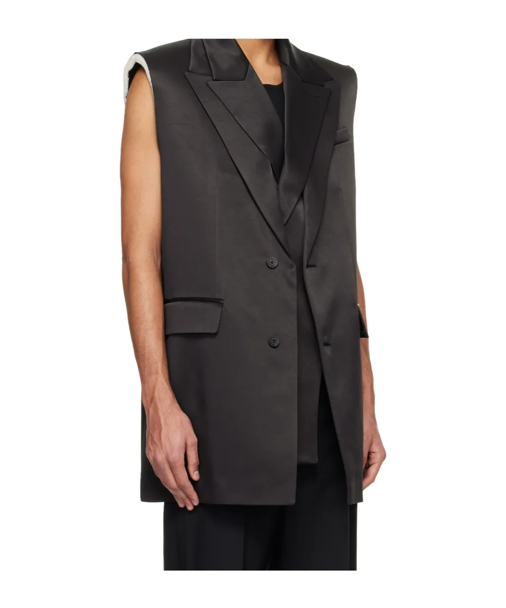 Jean Paul Gaultier Double Layer Sleeveless Jacket