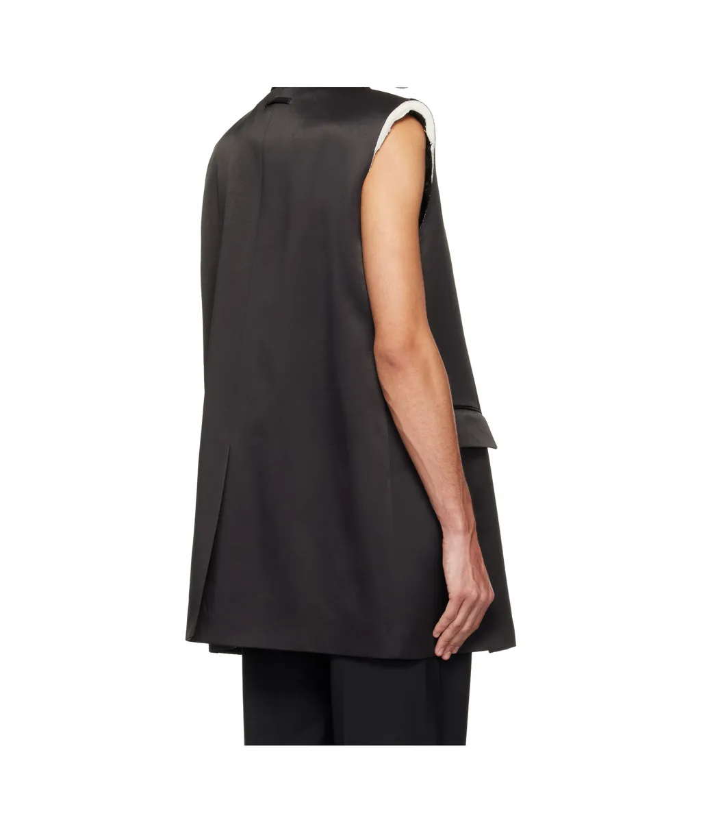 Jean Paul Gaultier Double Layer Sleeveless Jacket