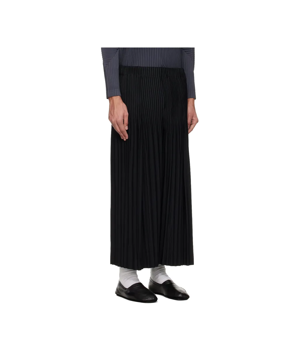 Pleated Elastic Casual Pants