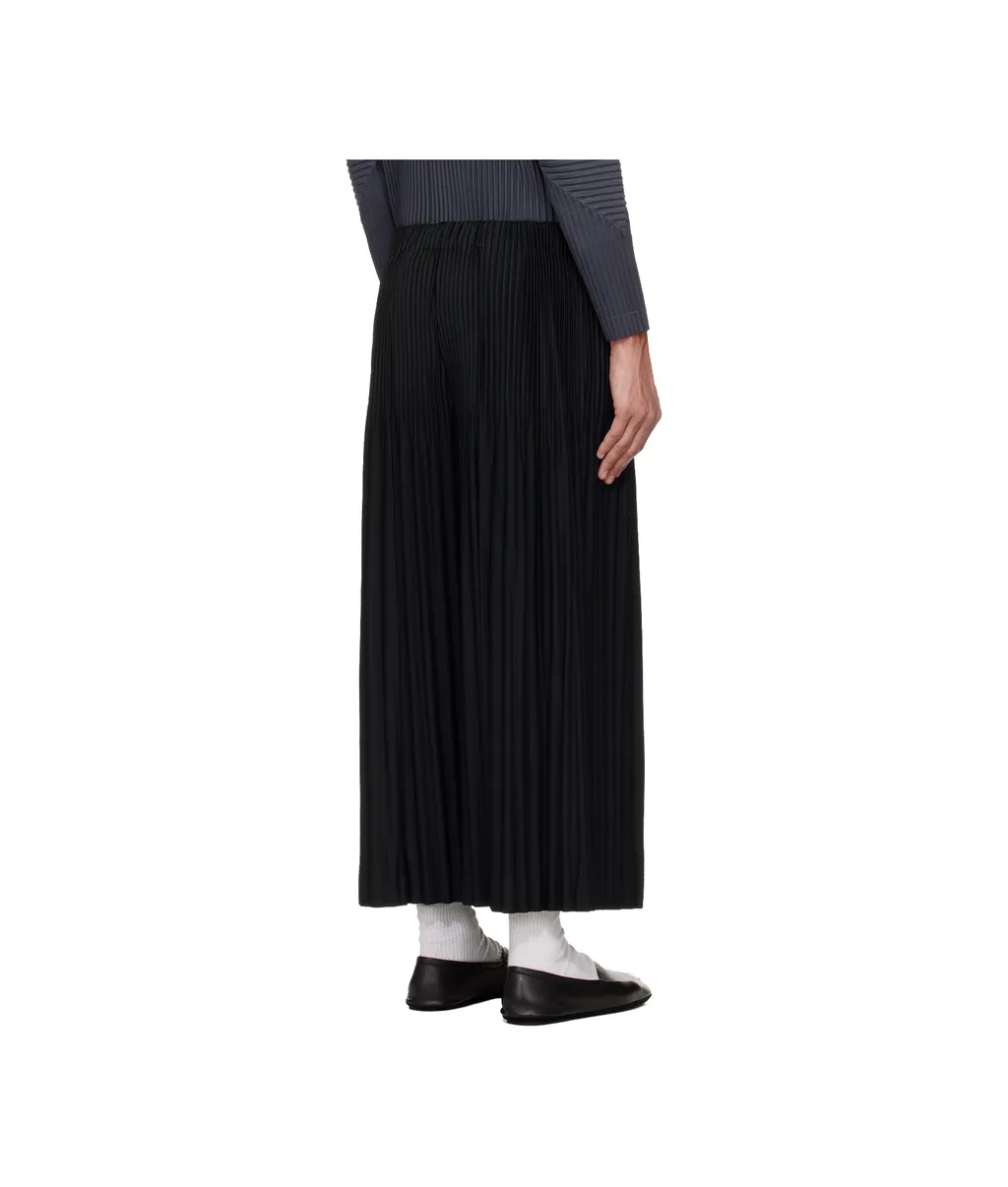 Pleated Elastic Casual Pants