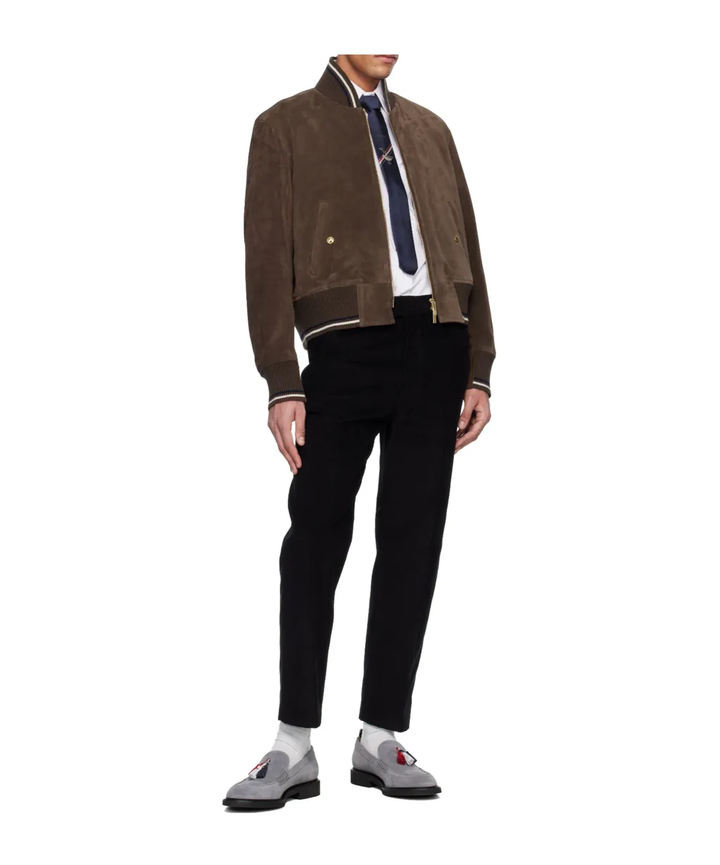 Zippered Leather Jacket