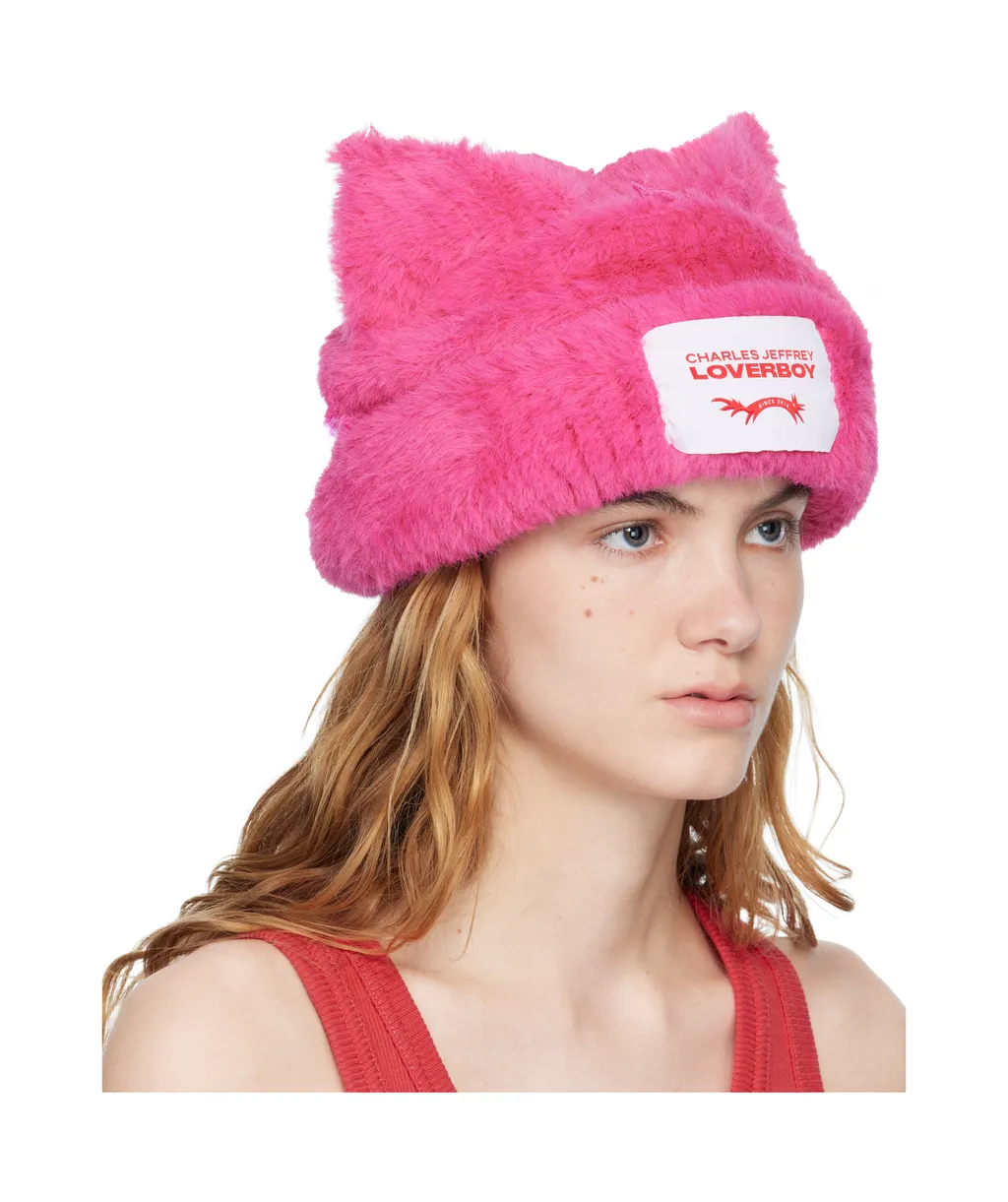 Plush Thick-Eared Knitted Hat