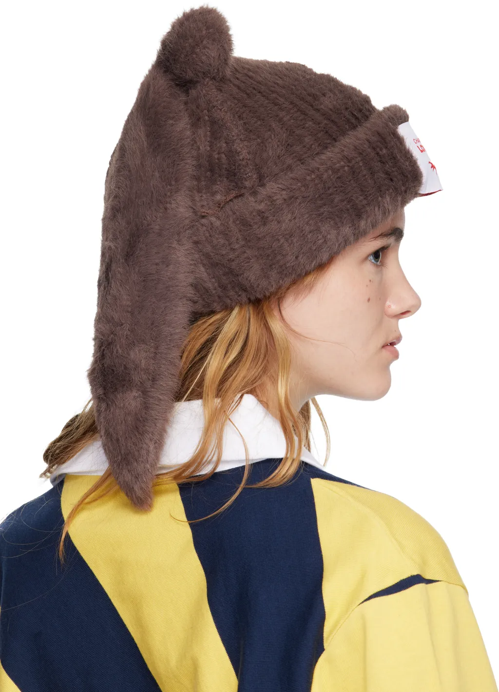 Fluffy, Thick Rabbit Brimless Hat