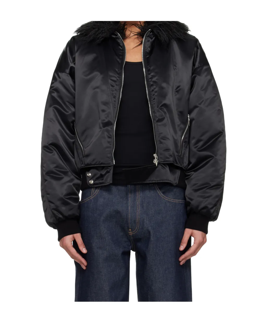 Front Zip Bomber Jacket