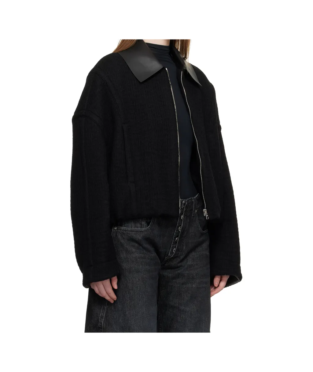 Zippered Long-Sleeved Casual Jacket