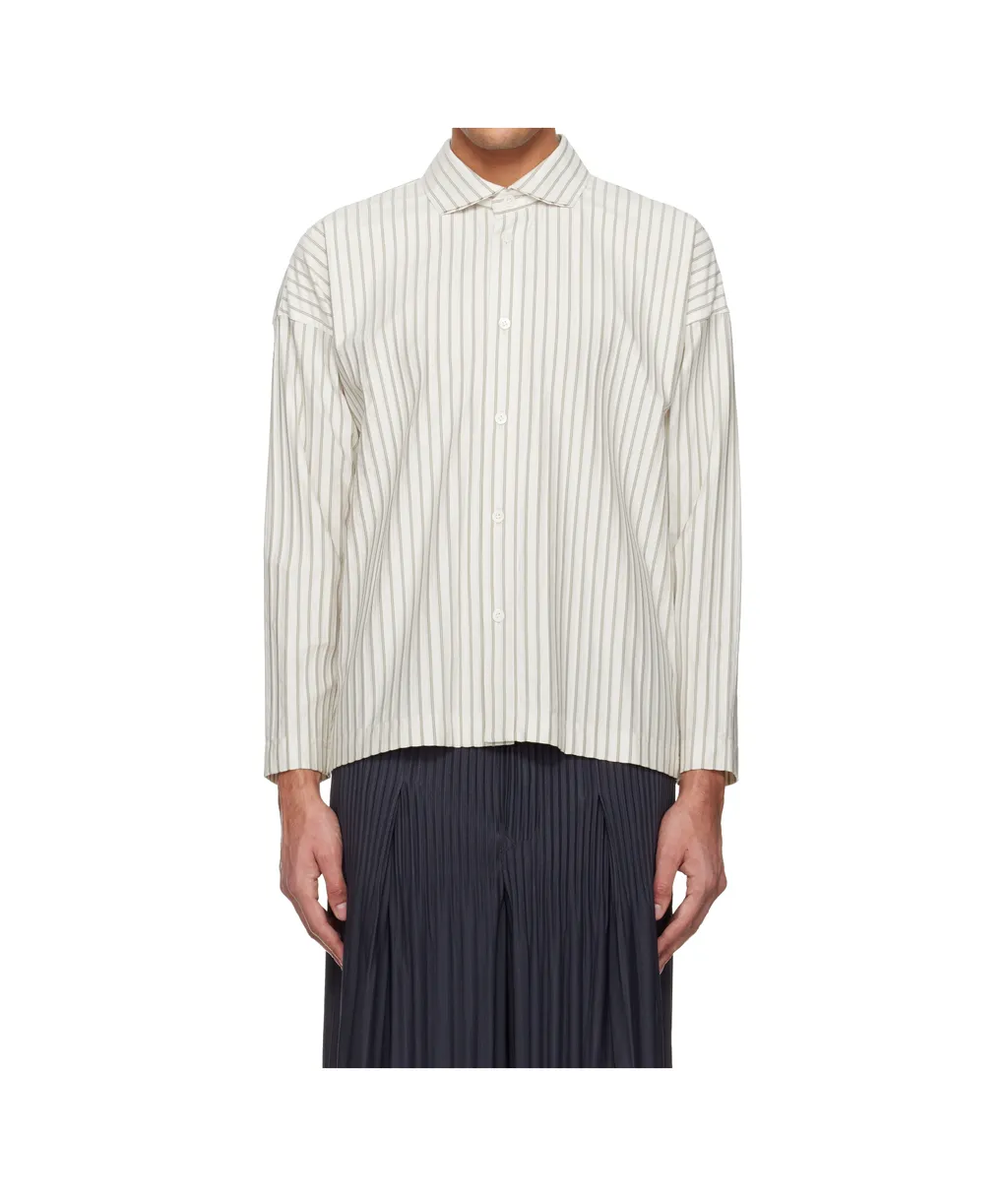 Striped Long-Sleeved Shirt
