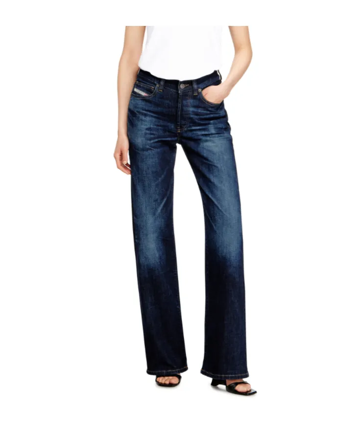 1971 D-Sent High-Waisted Straight-Leg Jeans