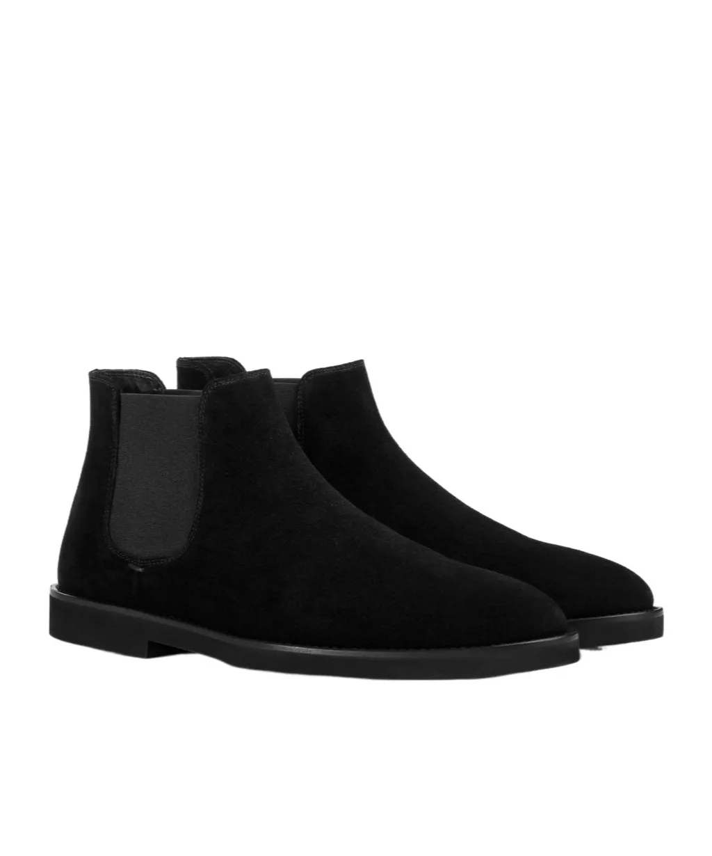 Round-Toe Ankle Boots
