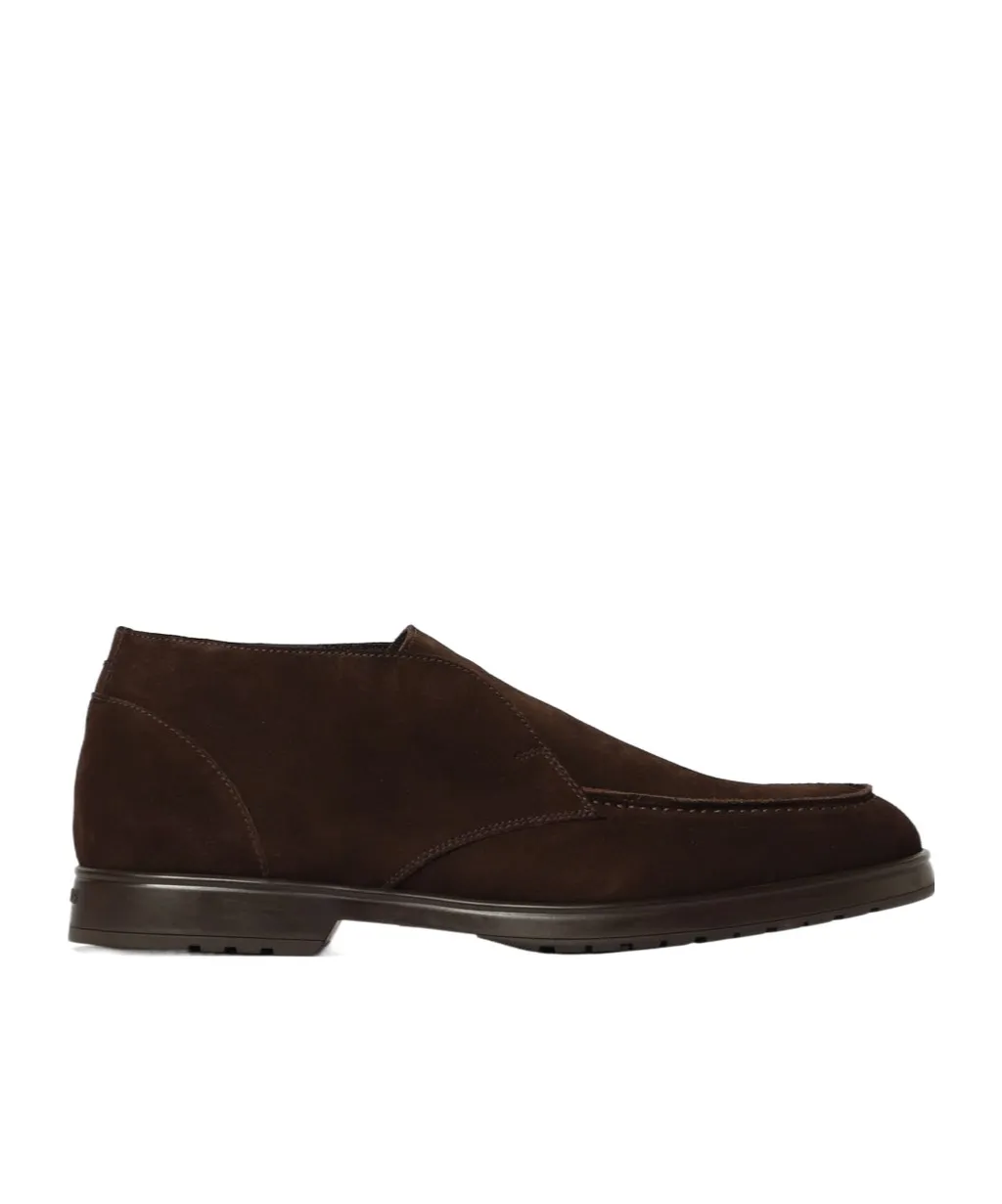 Round-Toe Ankle Boots
