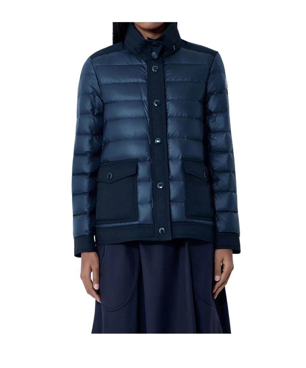 Moncler Origan Logo Patch Down Jacket
