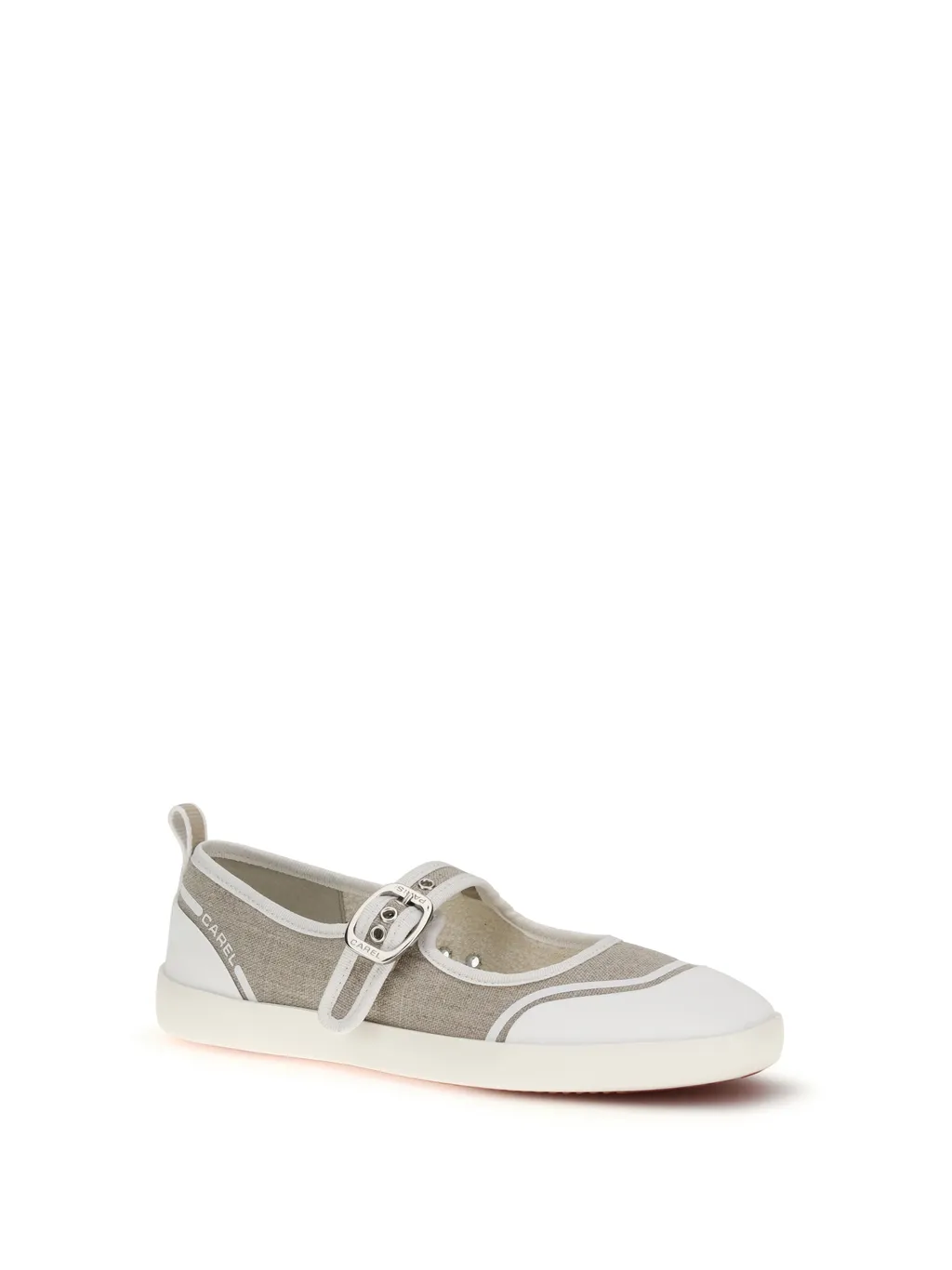 Carel Logo Printed Buckle Fastened Ballerinas