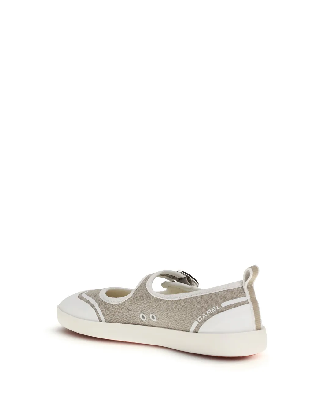 Carel Logo Printed Buckle Fastened Ballerinas
