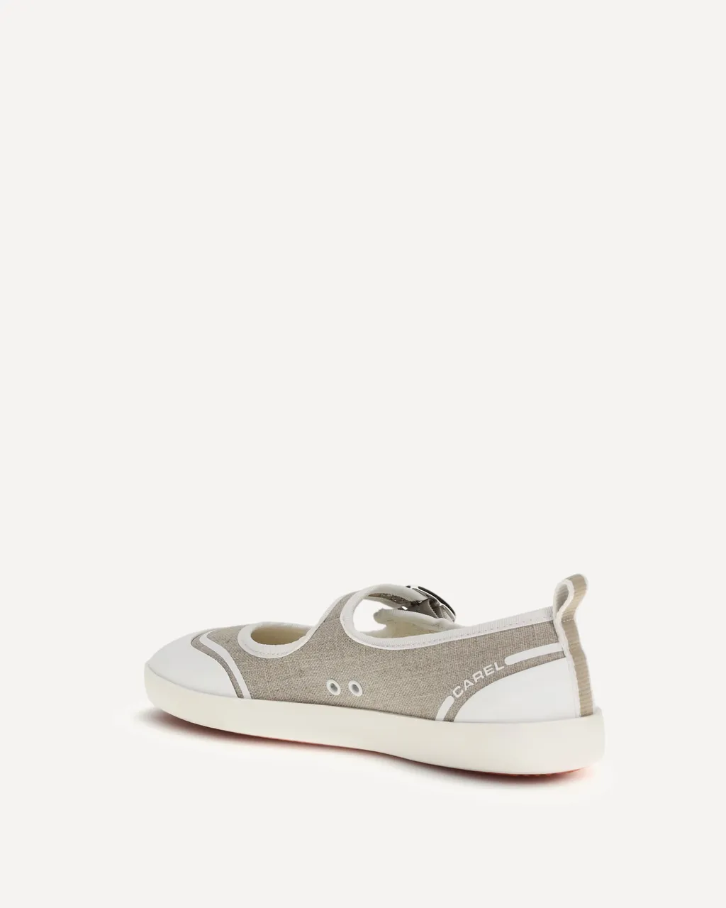 Carel Logo Printed Buckle Fastened Ballerinas