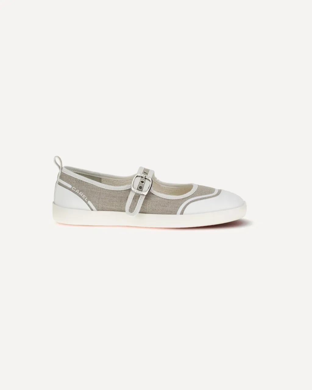Carel Logo Printed Buckle Fastened Ballerinas