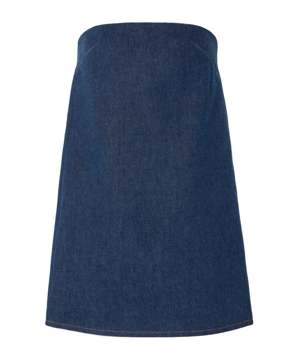 Strapless Denim Dress