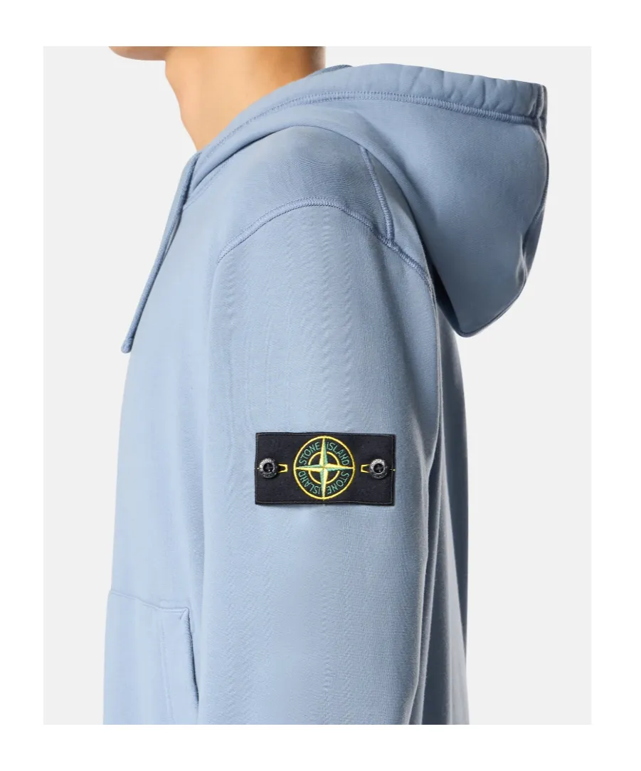 Stone Island Zip-Up Drawstring Hoodie