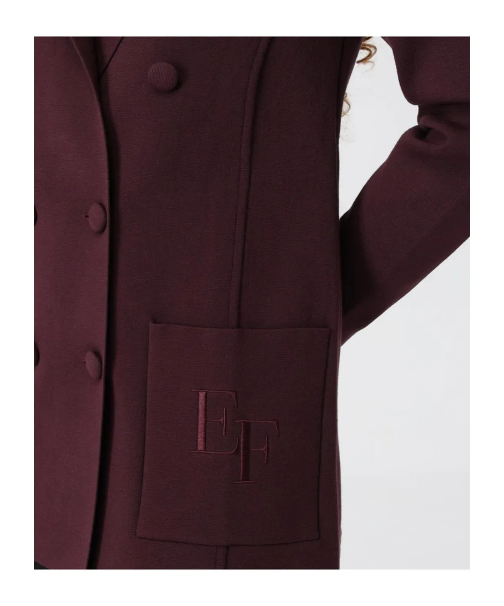 Knit Jacket With Embroidery
