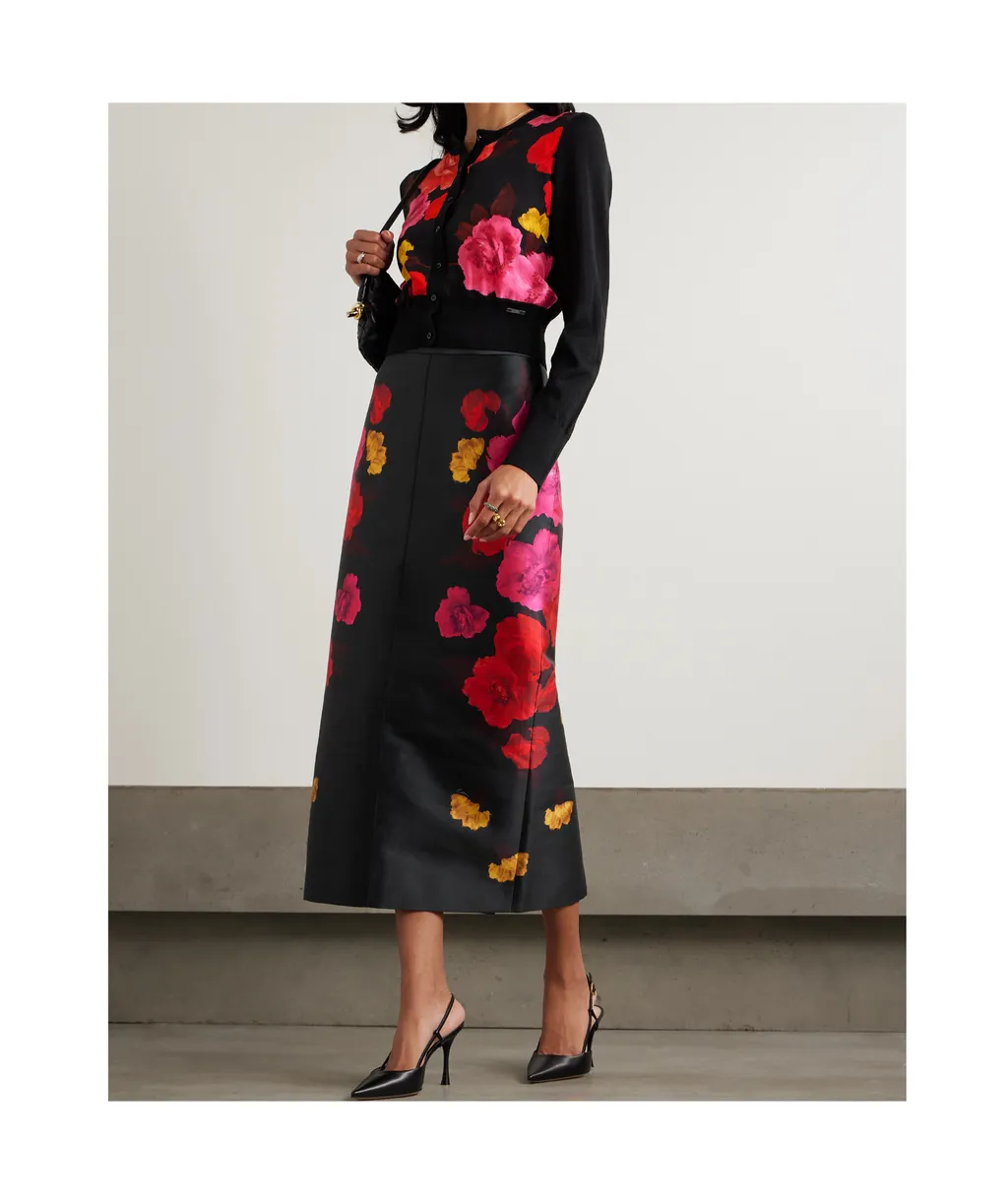 Floral Pattern Skirt
