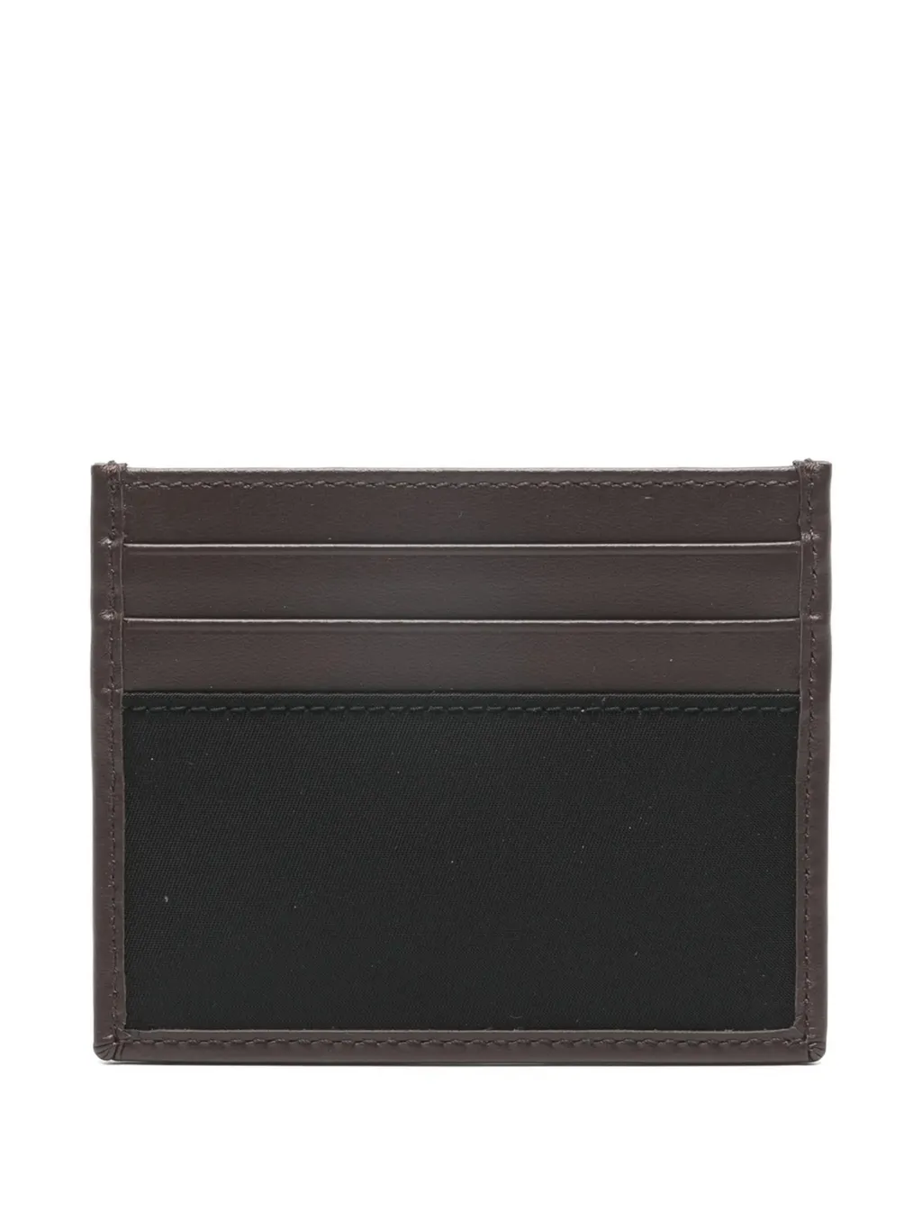 Prada Triangle-Logo Two-Toned Cardholder